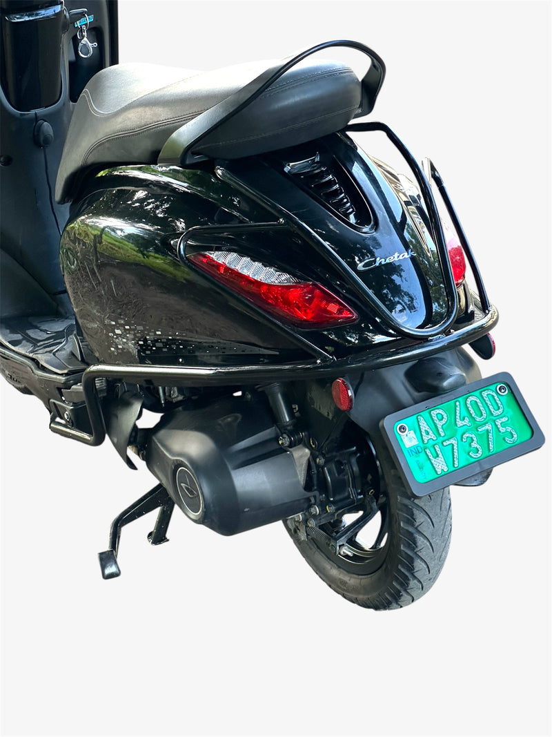 Bajaj Chetak EV black Motta pipe crash guard for 3201/3202/2903/2443 premium