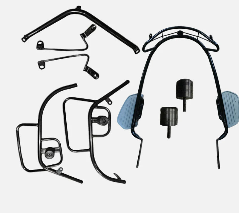 All In One Combo Kit Accessories With Motta pipe Crash Guard (with foldable footrest bothsides) For Ola S1 Air/S1 pro Gen2/Gen3