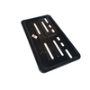 Universal Chetak No. Plate Frame Set Plastic