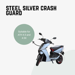 ATH stainless steel silver crash guard kit set of 5 for ATH 4.5 and 4.5X