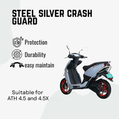 ATH stainless steel silver crash guard kit set of 5 for ATH 4.5 and 4.5X