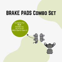 BRAKE PADS Combo Set (FRONT & REAR) OLA S1/S1 PRO/Gen2/Gen 3