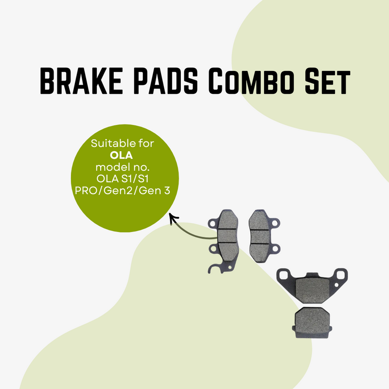 BRAKE PADS Combo Set (FRONT & REAR) OLA S1/S1 PRO/Gen2/Gen 3