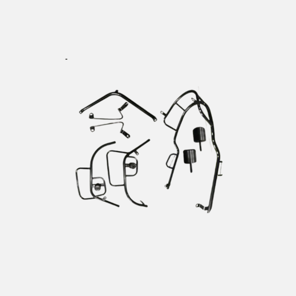 All In One Combo Kit Accessories With Motta pipe Crash Guard (with fixed footrest bothsides) For Ola S1 X/X+ and  S1 X/X+Gen3