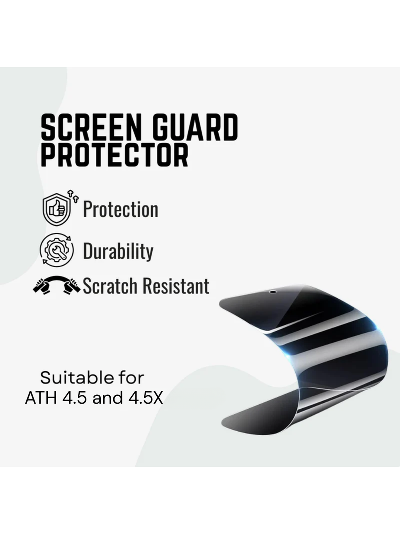 Glossy screen guard protector for ATH 4.5 and 4.5X