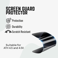 Glossy screen guard protector for ATH 4.5 and 4.5X