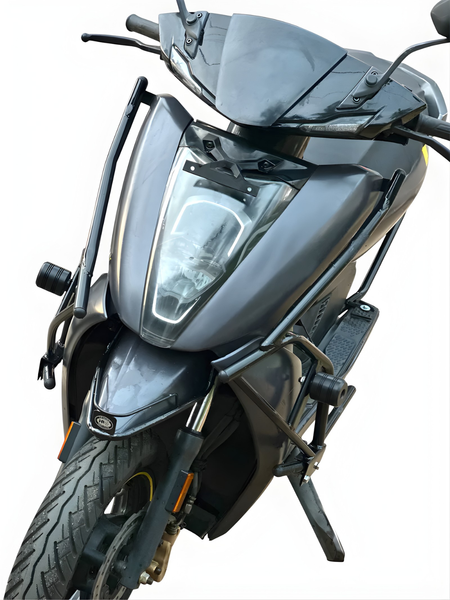 ATH 4.5 and 4.5X black motta pipe crash guard with sliders