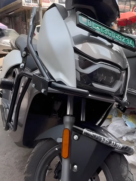 Black motta pipe crash guard with sliders for vida V1/V1 Pro/V1 plus/V2/V2 Pro/V2 plus