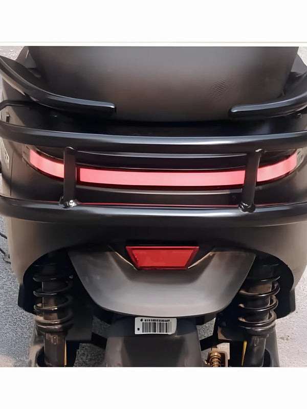TVS Orbiter Black Motta Pipe Crash Guard With Sliders