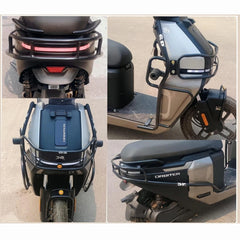 TVS Orbiter Black Motta Pipe Crash Guard With Sliders