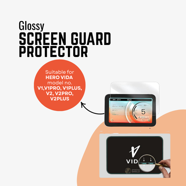 Glossy Screen Guard for Vida V1/V1 Pro/V1 plus/V2/V2 Pro/V2 plus