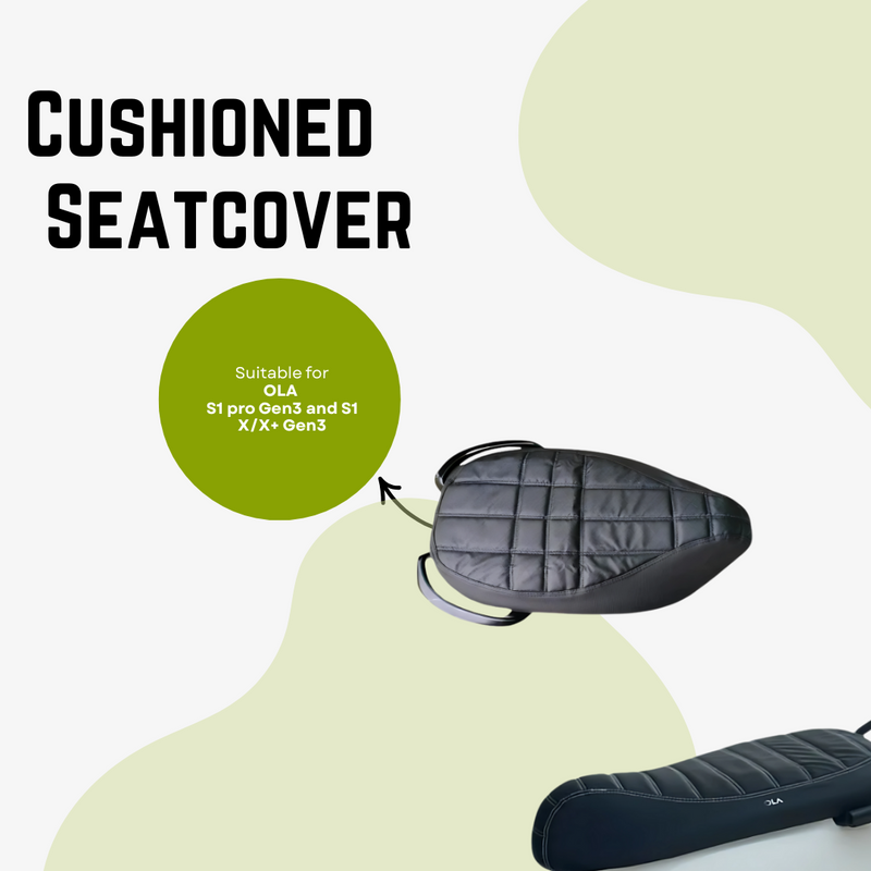 Ola Cushioned Seat cover compatible for S1 pro Gen3 and S1 X/X+ Gen3