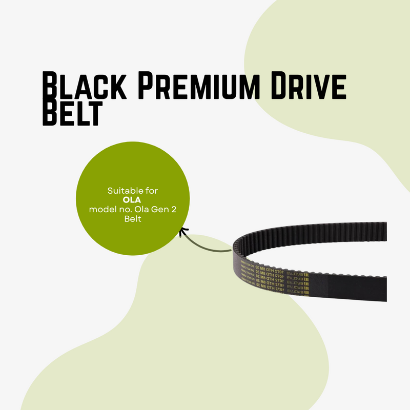 Black Premium Drive Belt For Ola S1 Pro Gen2(JKF Evolve)