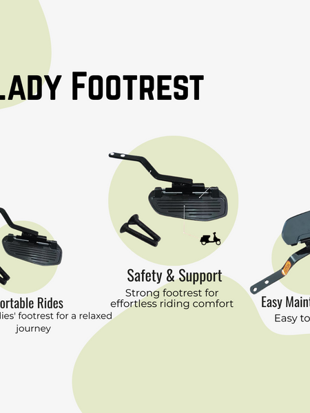 Ola Left Lady Footrest Or Buddy Step For Ola Compatible With All Ola S1 Series