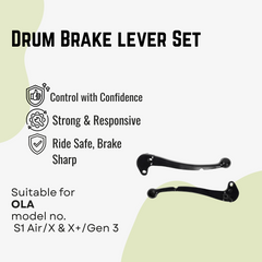 Ola Drum Brake lever Set for ola S1 Air/X/X+(Left+Right)