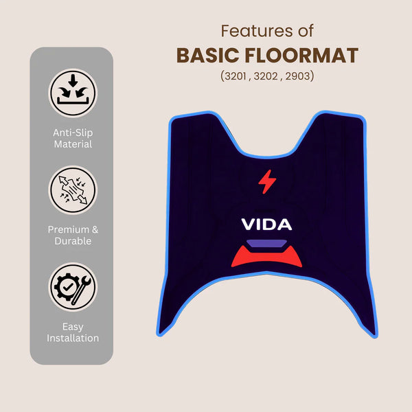 Premium Colored Anti skid floor matte for vida V1/V1 Pro/V1 plus/V2/V2 Pro/V2 plus