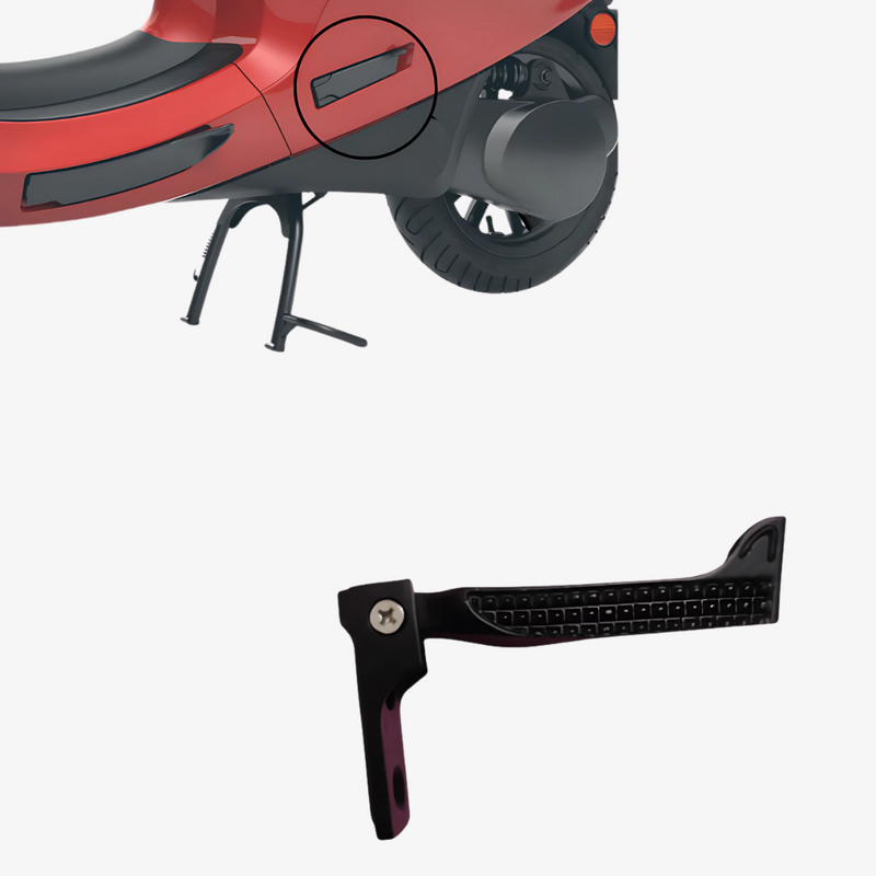 Ola OE Premuim Black Metal Side Footrest Left and Right