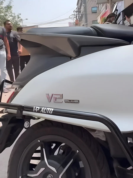 Black motta pipe crash guard with sliders for vida V1/V1 Pro/V1 plus/V2/V2 Pro/V2 plus