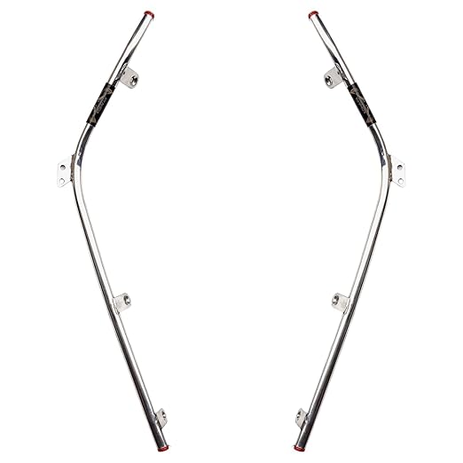 Premium Stainless steel silver crash guard for Vida VX2/VX2 Plus