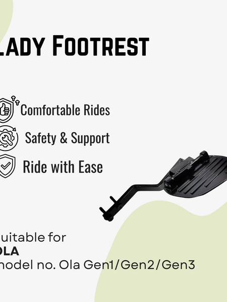 Ola Left Lady Footrest Or Buddy Step For Ola Compatible With All Ola S1 Series