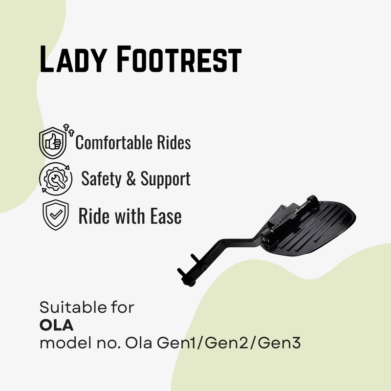 Ola Left Lady Footrest Or Buddy Step For Ola Gen1/Gen2/Gen3