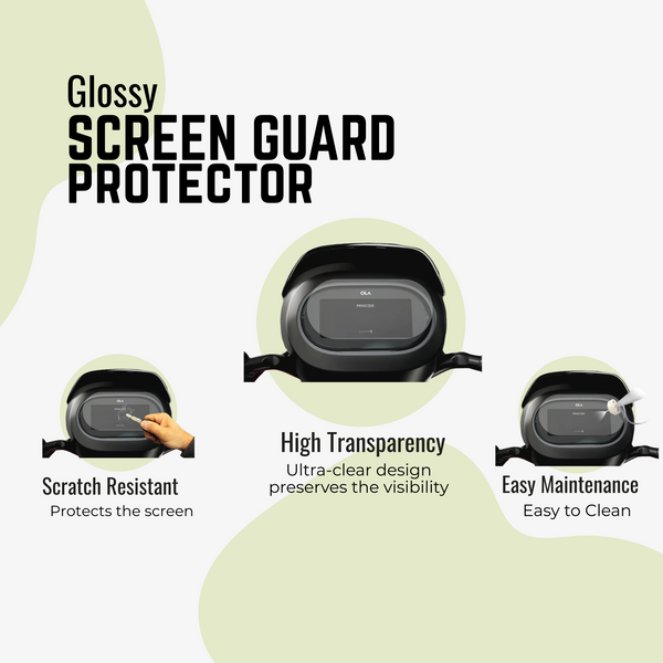 Screen Guard Protector For Ola S1 X/X+ and  S1 X/X+Gen3