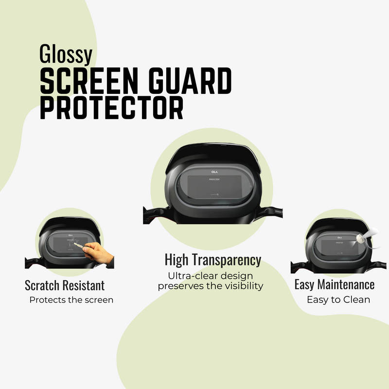 Screen Guard Protector For Ola S1 X/X+ and  S1 X/X+Gen3