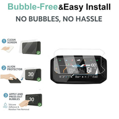 TVS Orbiter 2025 Screen Protector 9H Tempered Glass Meter Guard