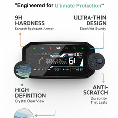 TVS Orbiter 2025 Screen Protector 9H Tempered Glass Meter Guard