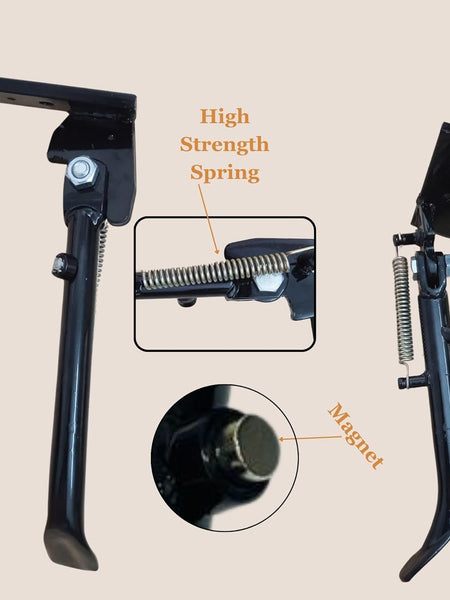 Premium Black Metal Magnetic side stand for ola Compatible With All Ola S1 Series