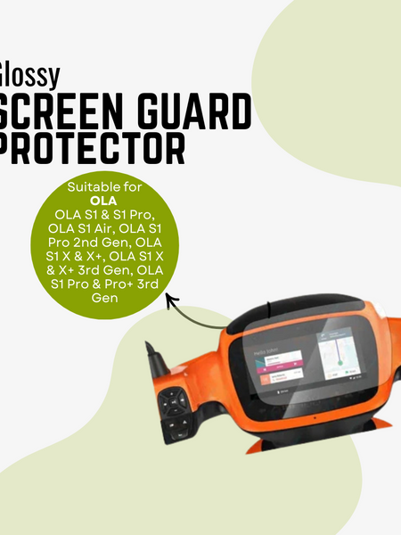 Glossy Screen Guard Protector For Ola S1/S1Air/S1 Pro Gen1/Gen2/Gen3