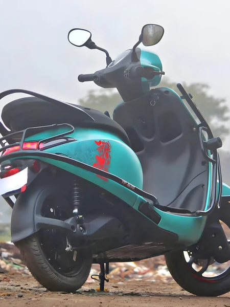 Bajaj Chetak C2501 Black Motta Pipe Crash Guard