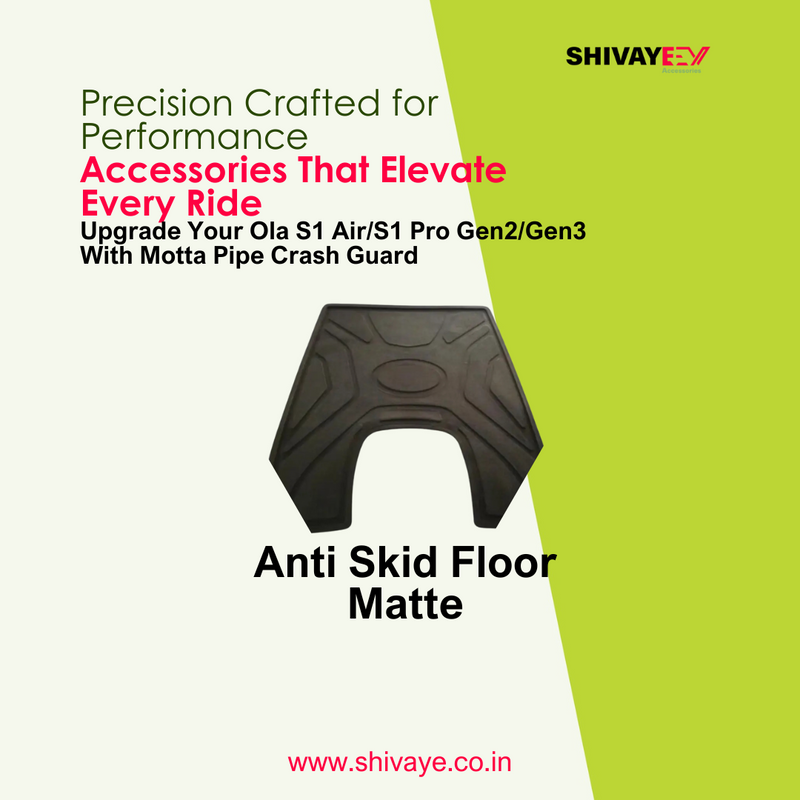 All In One Combo Kit Accessories With Motta pipe Crash Guard  (with fixed footrest bothsides) For Ola S1 Air/S1 pro Gen2/Gen3