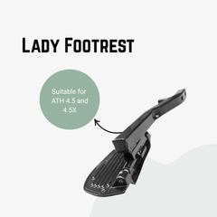 ATH 4.5 and 4.5X lady footrest left side