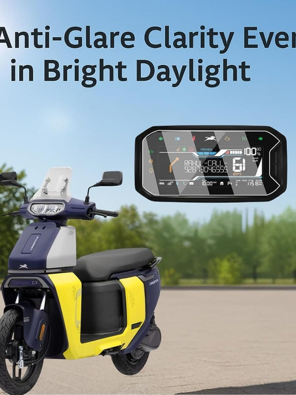 TVS Orbiter 2025 Screen Protector 9H Tempered Glass Meter Guard