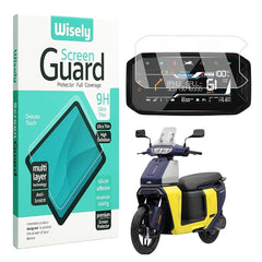 TVS Orbiter 2025 Screen Protector 9H Tempered Glass Meter Guard