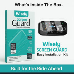 TVS Orbiter 2025 Screen Protector 9H Tempered Glass Meter Guard