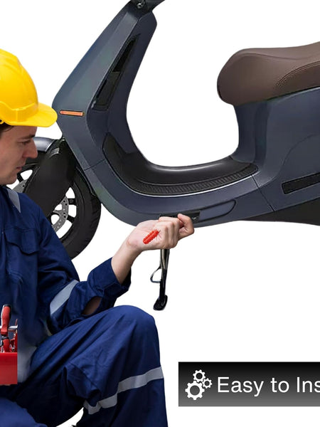 Premium Black Metal Magnetic side stand for ola Compatible With All Ola S1 Series