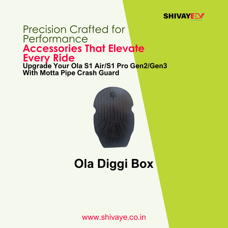 All In One Combo Kit Accessories With Motta pipe Crash Guard  (with fixed footrest bothsides) For Ola S1 Air/S1 pro Gen2/Gen3