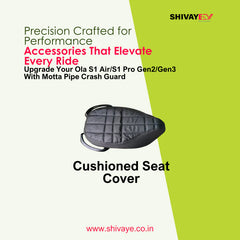 All In One Combo Kit Accessories With Motta pipe Crash Guard with bothsided foldable footrest For Ola S1 Air/S1 pro Gen2/Gen3
