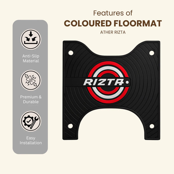 Ather Rizta Anti skid Premium Coloured floor matte