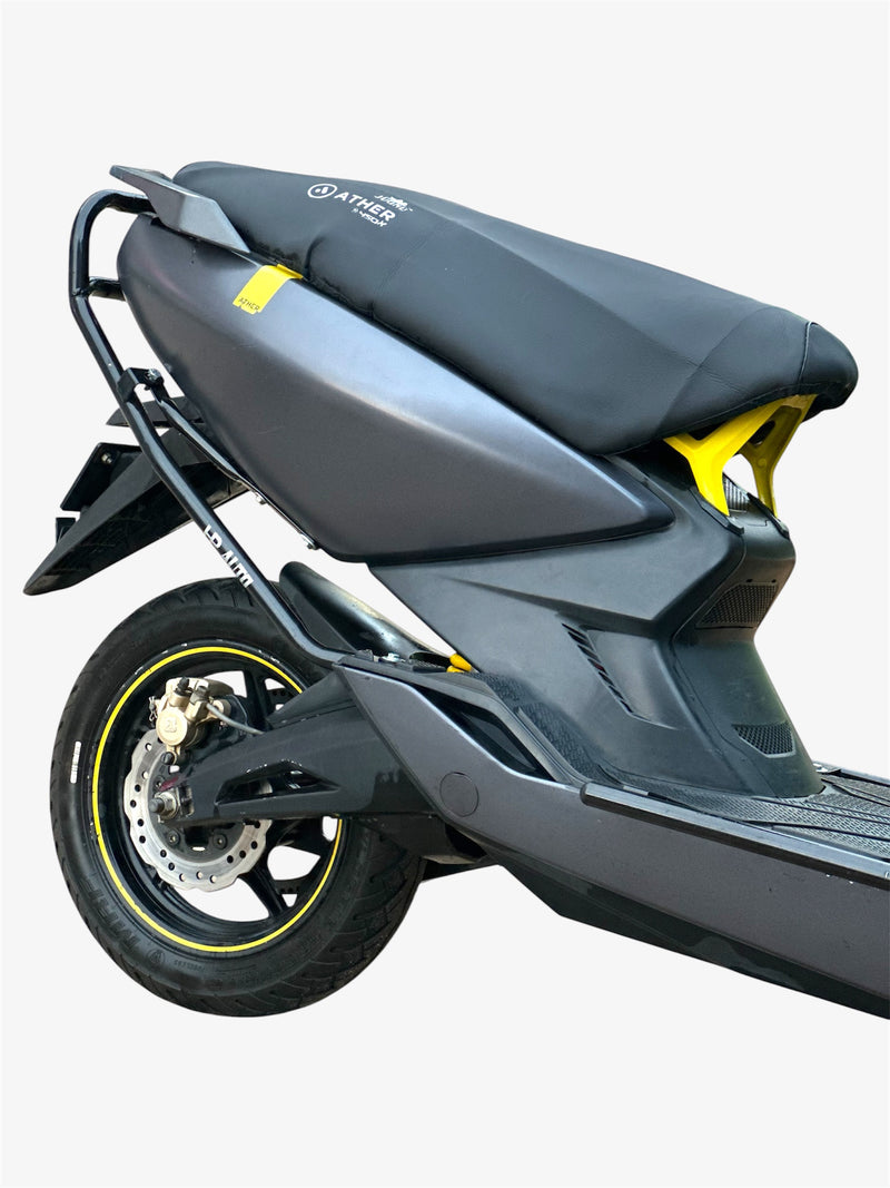Ather 450 and 450X black motta pipe crash guard with sliders
