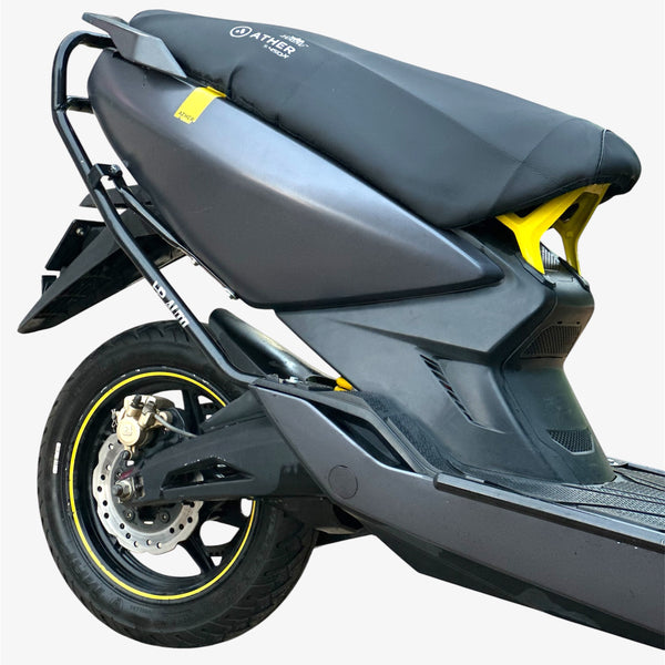 Ather 450 and 450X black motta pipe crash guard with sliders