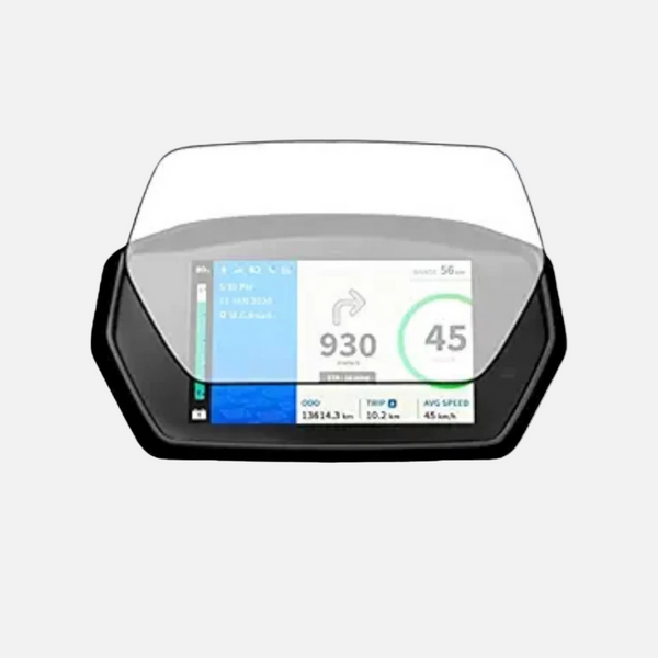 Glossy screen guard protector for tvs IQube S and ST 7 inch display
