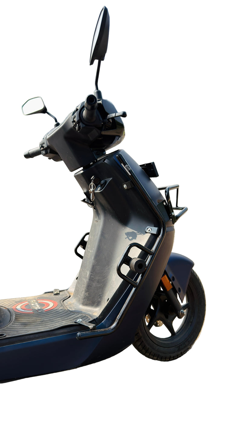 Ather Rizta black motta pipe crash guard with sliders