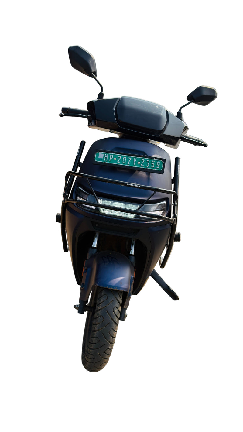 Ather Rizta black motta pipe crash guard with sliders