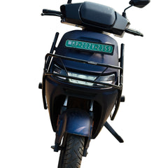 Ather Rizta black motta pipe crash guard with sliders