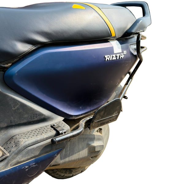 Ather Rizta black motta pipe crash guard with sliders
