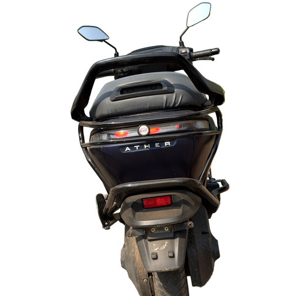 Ather Rizta black motta pipe crash guard with sliders