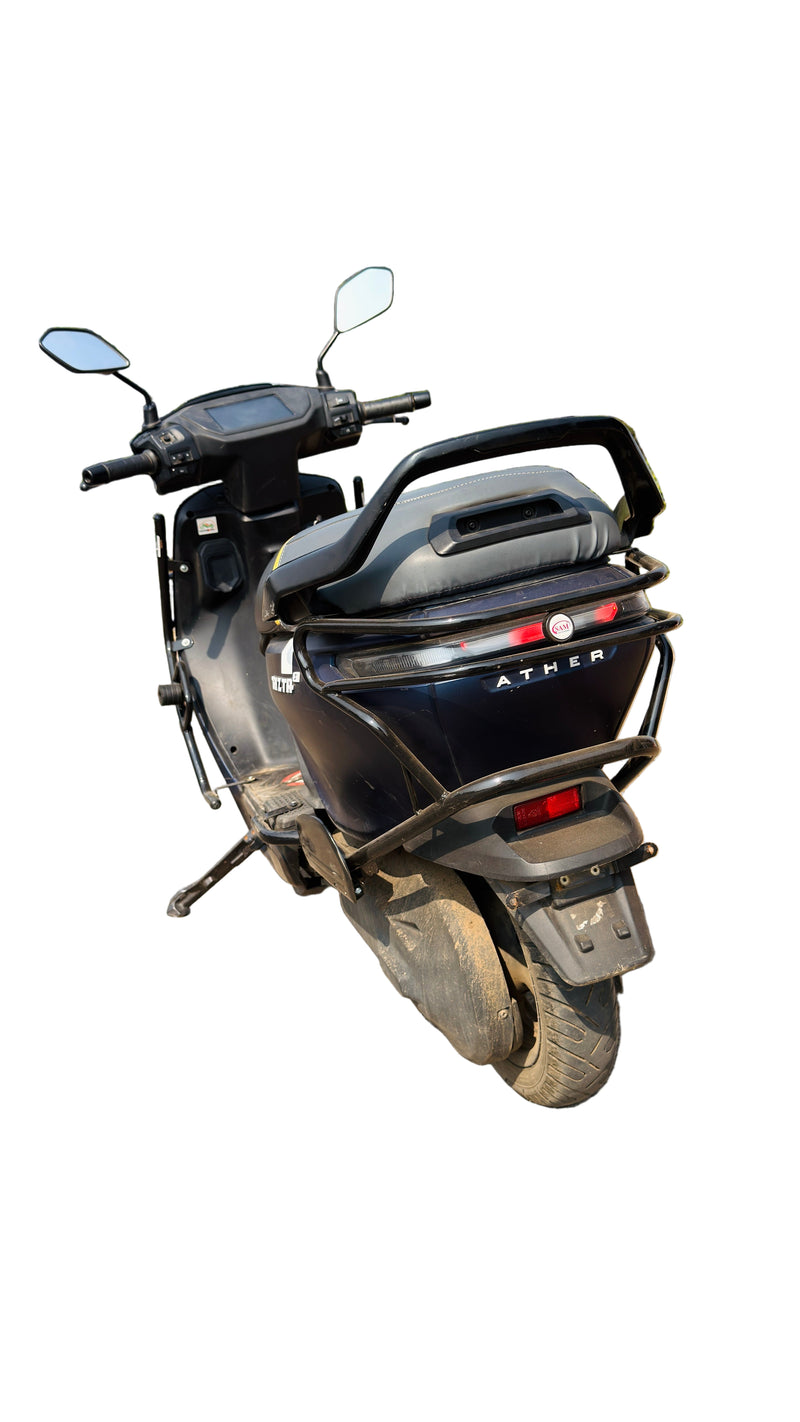 Ather Rizta black motta pipe crash guard with sliders